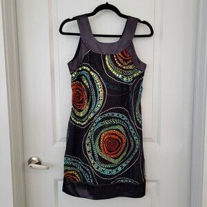 Colorful fitted dress, Signature by Robbie Bee